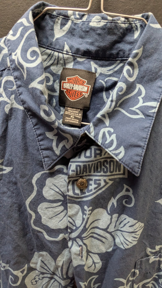 Harley-Davidson Hawaiian shirt xl