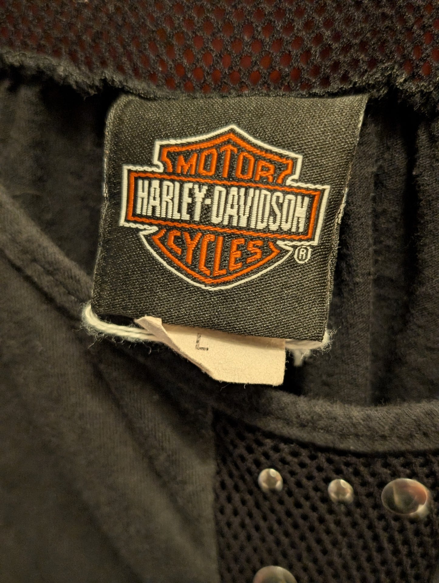 Women's Harley tank with mesh accents