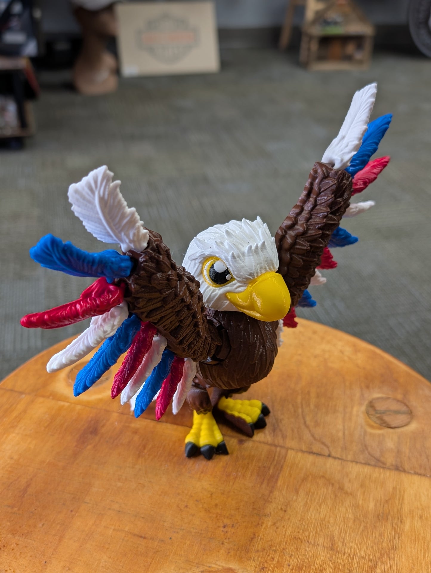 Red White and Blue Eagle