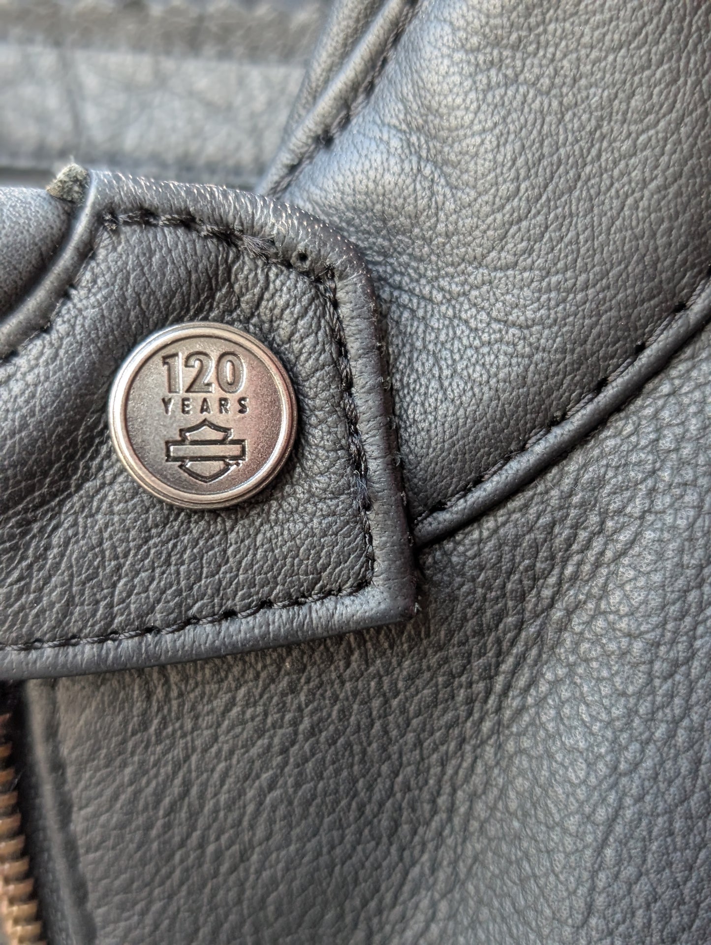 Leather Harley Davidson women's riding coat