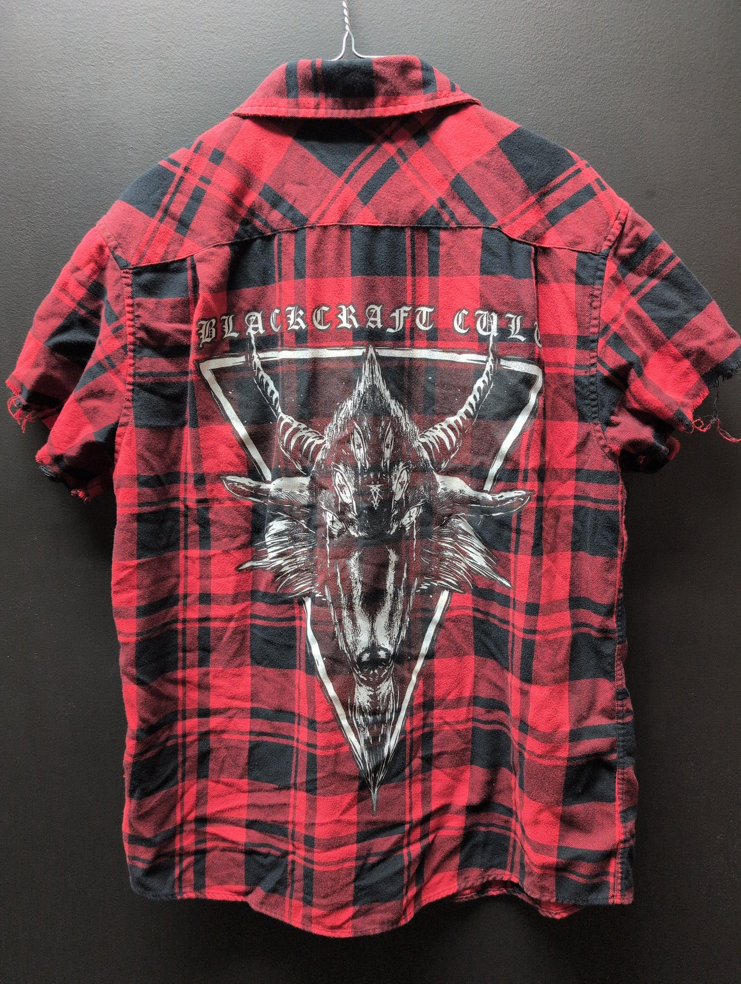 Black Craft Cult short sleeve flannel