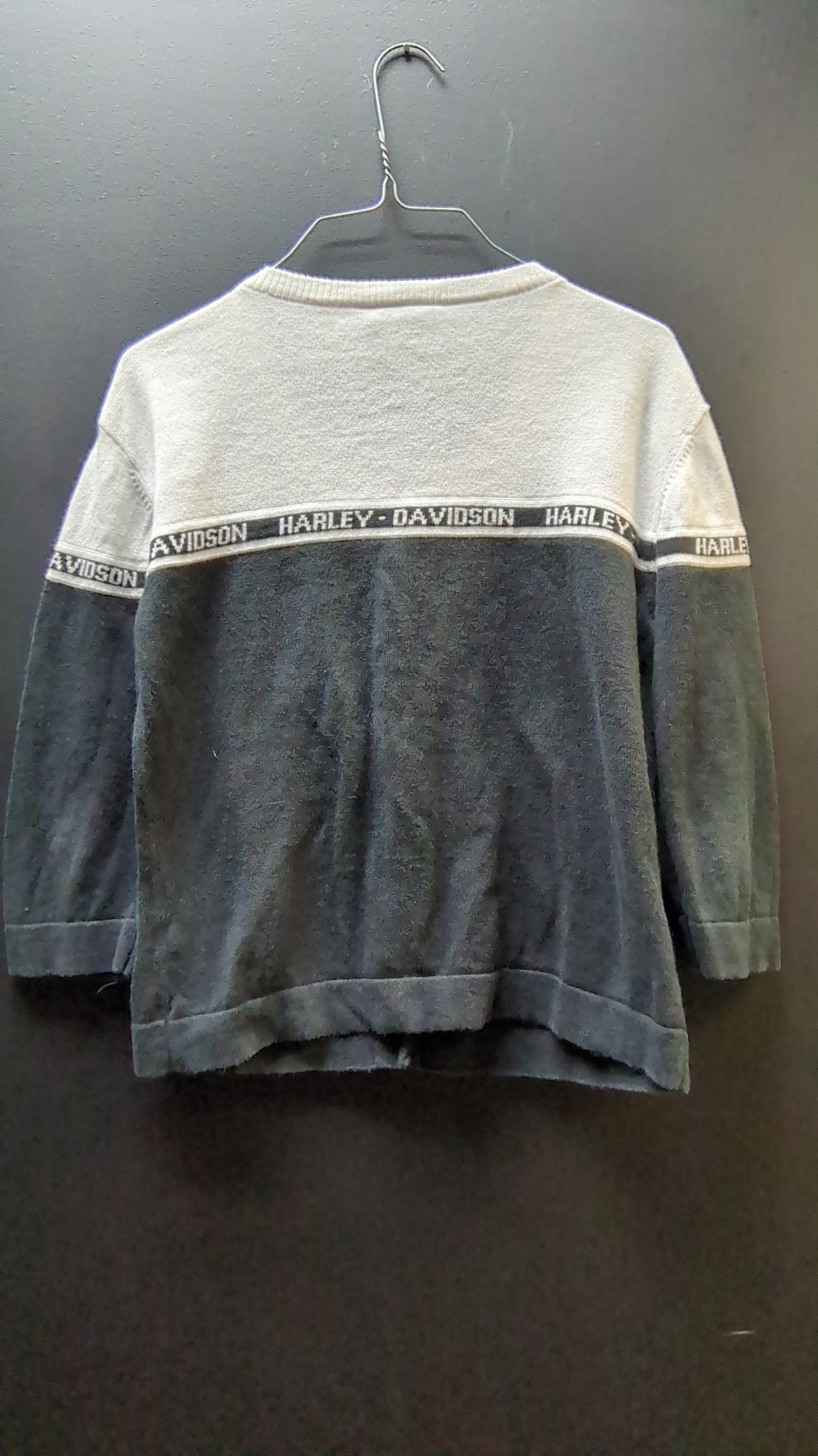 Cropped 3/4 Sleeve Button up Harley Cardigan