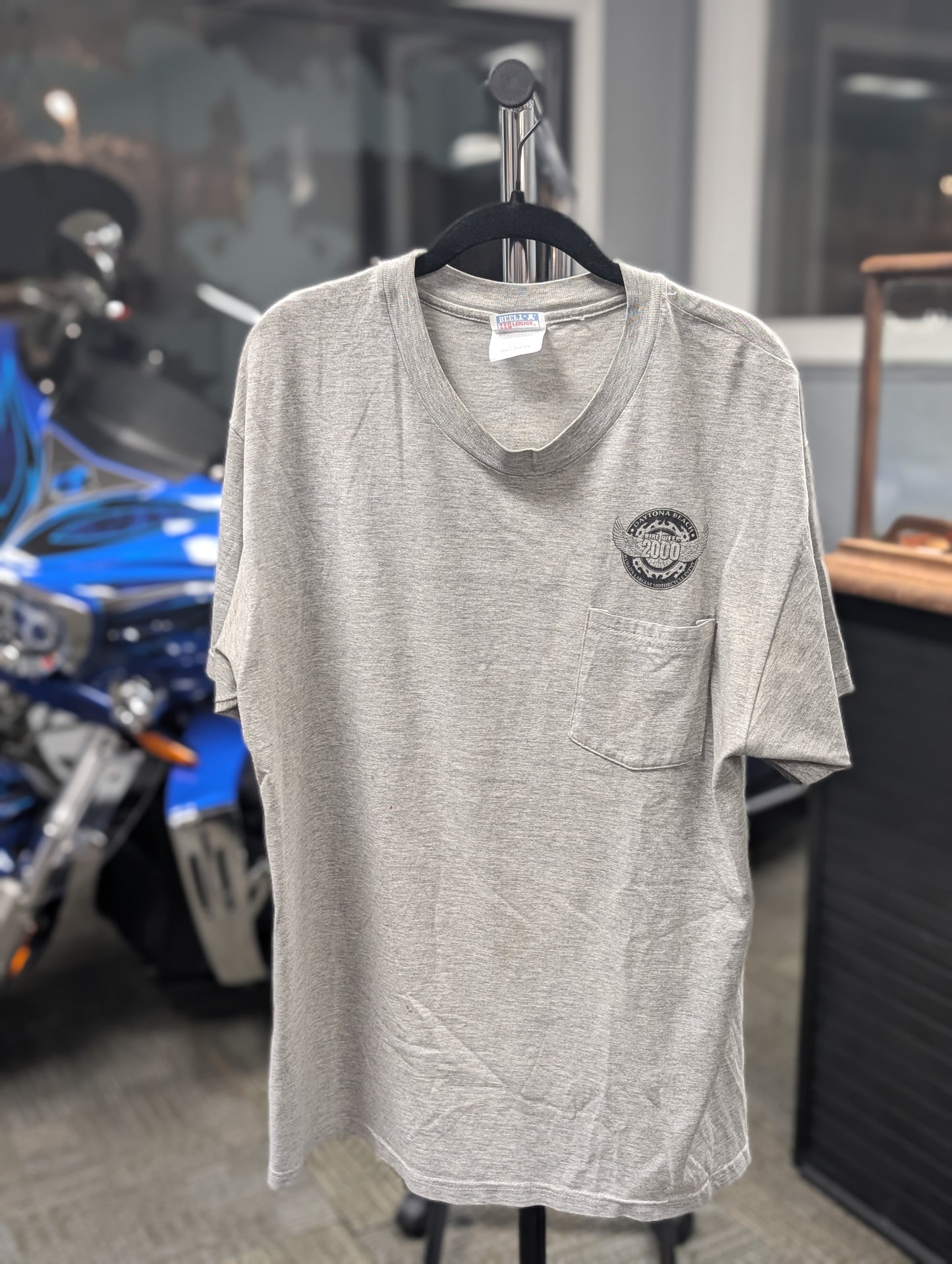 2000 bike week large men's t-shirt