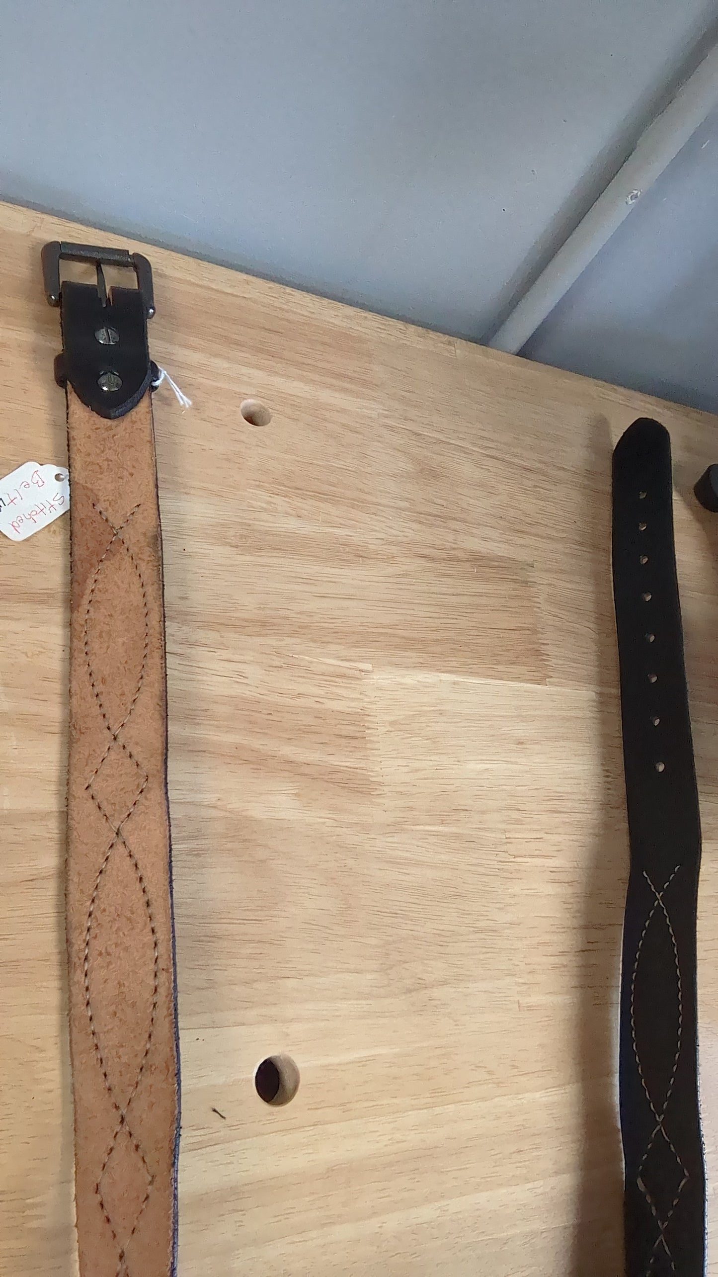 Leather Stitched Belt