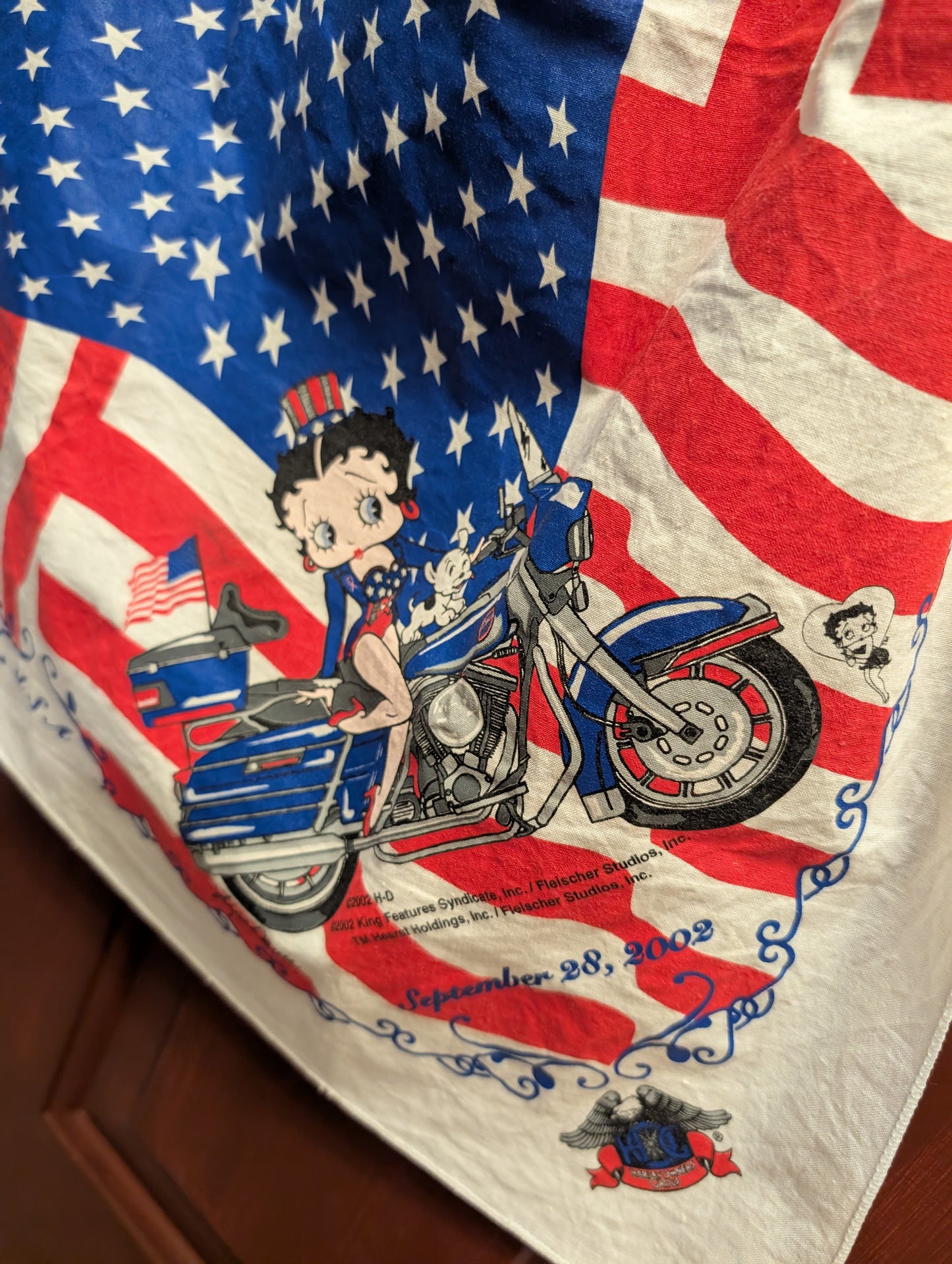 Betty Boop Biker Bandana 2002