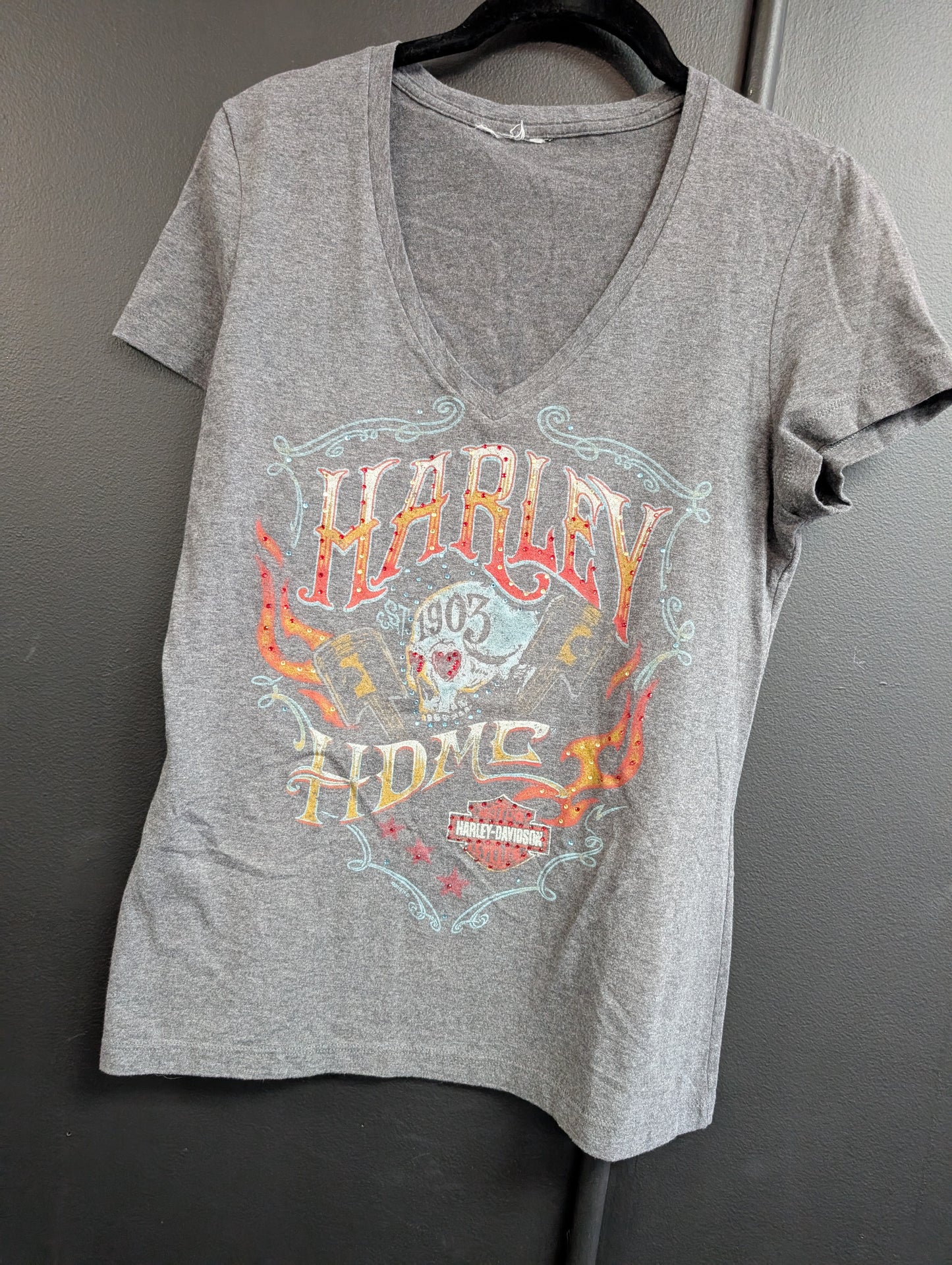 Harley Davidson women's Medium with Bling