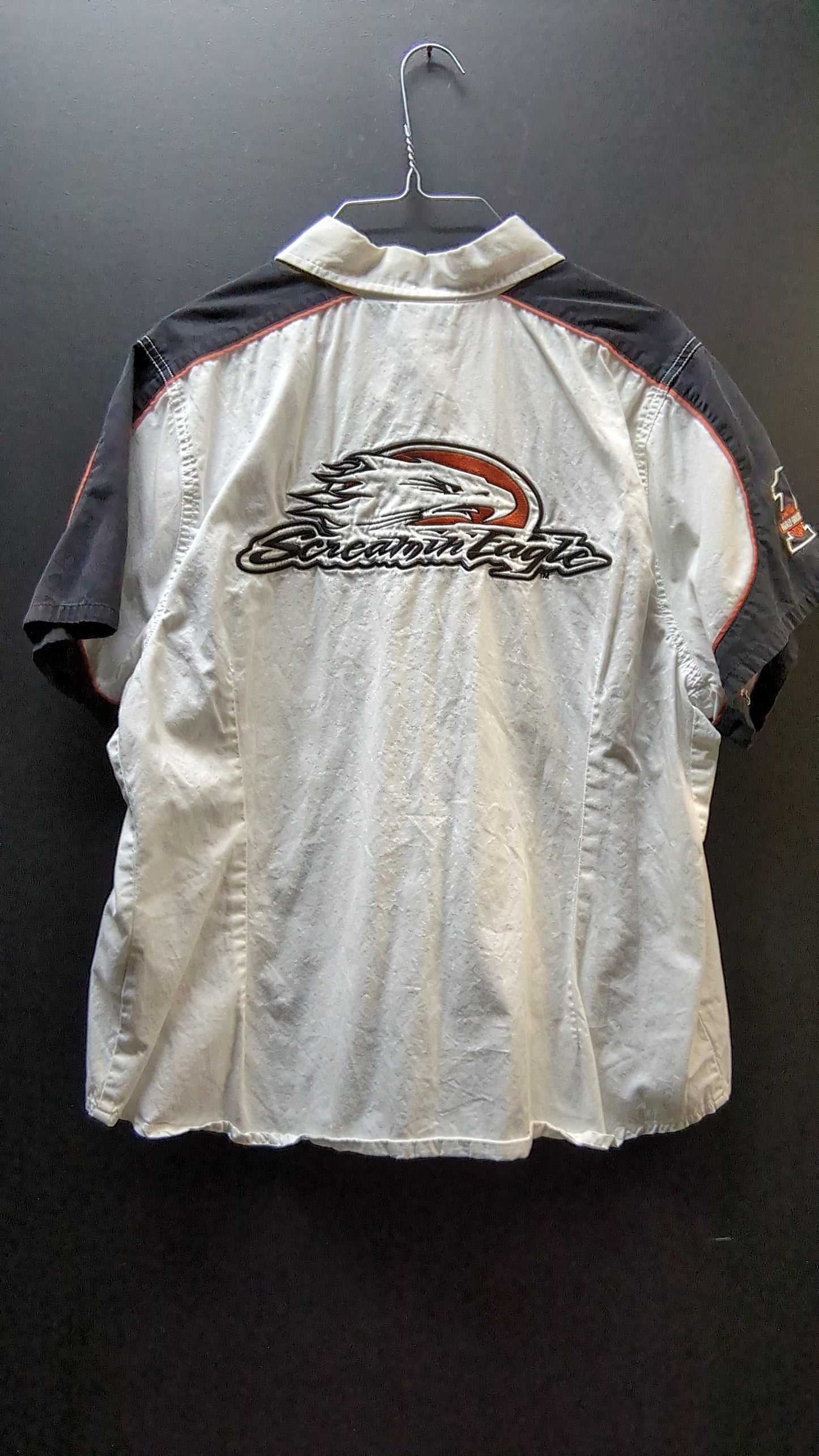 Women 's Harley-Davidson XL screaming Eagle button-up