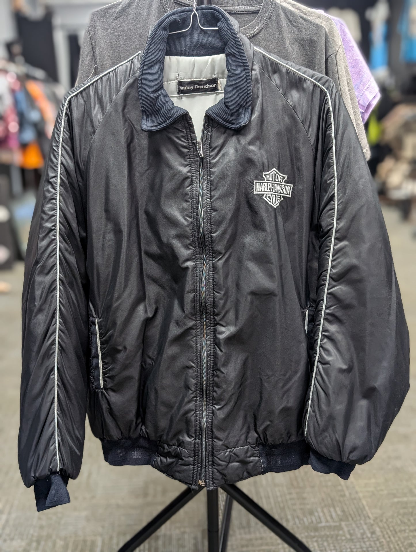 90s vintage Harley Davidson Nylon Jacket size Men's XLarge