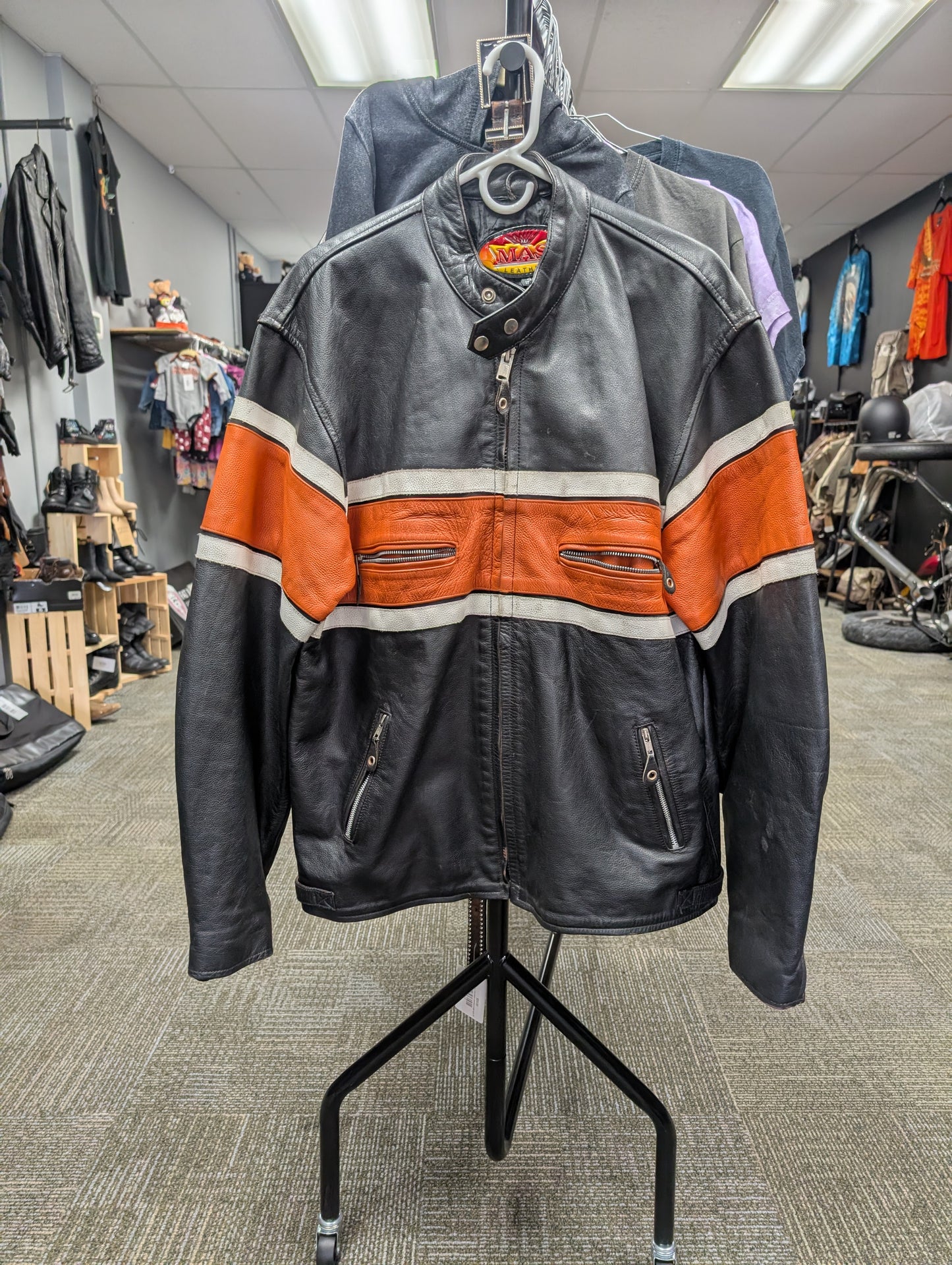 Leather riding Jacket size 46