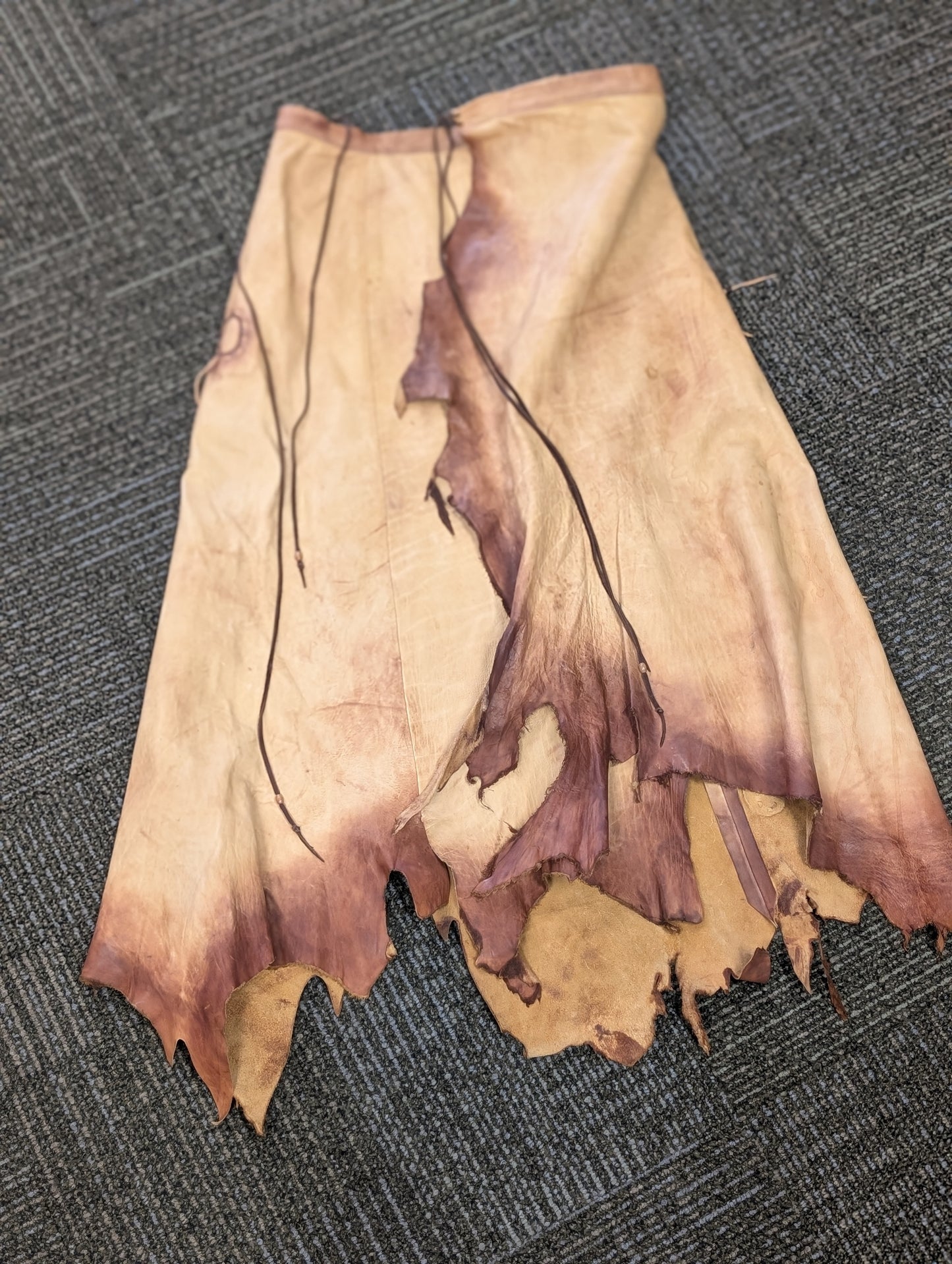 Vintage Leather skirt