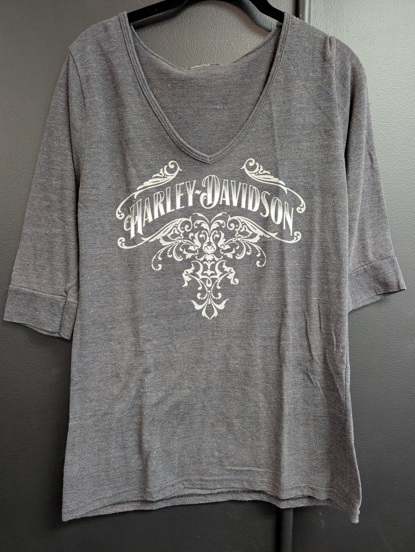 Harley Davidson half sleeve v neck