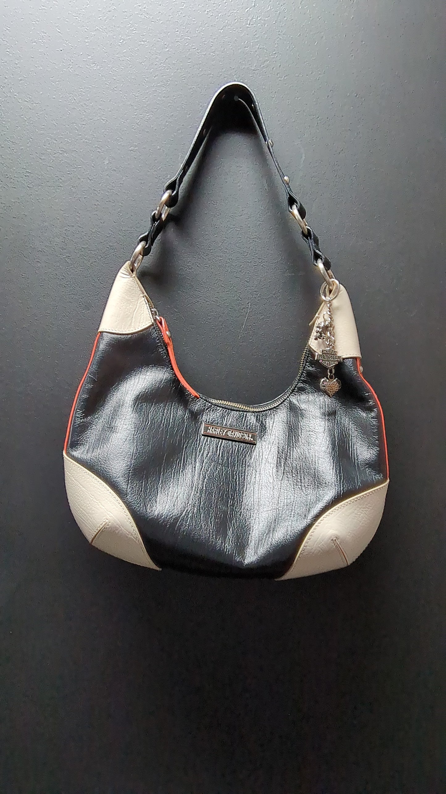 Harley Davidson Leather Shoulder Purse