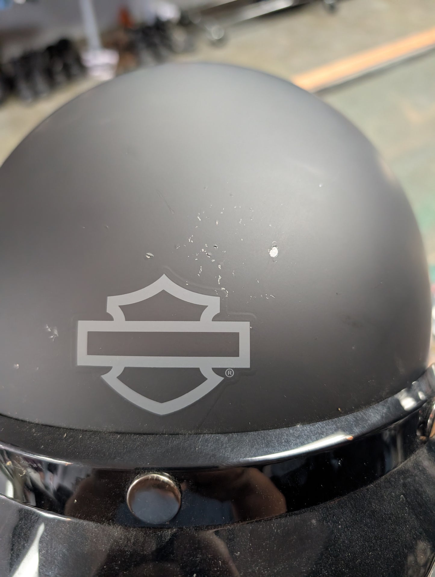 XXL Harley Davidson Sena Helmet, worn 1 time! Has 4 snap on visors with it - PICKUP ONLY - NO SHIPPING
