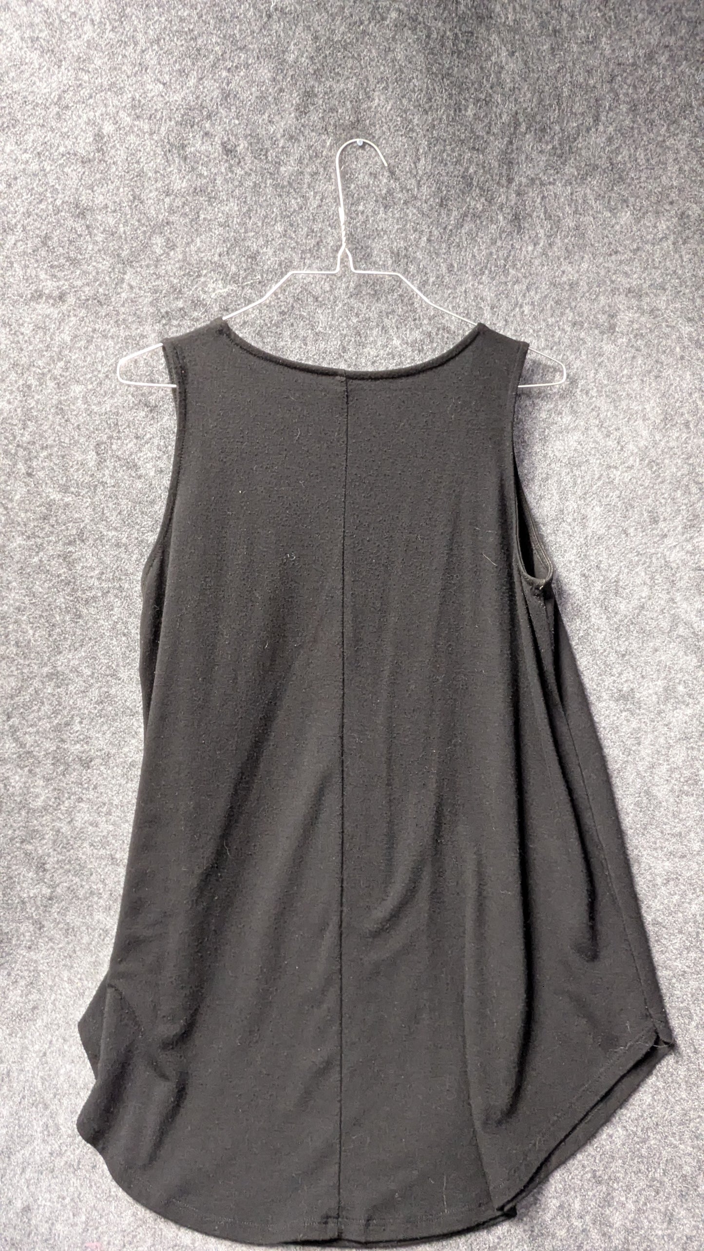 Women’s Rhinestone Feathered Skull Tank – Size M