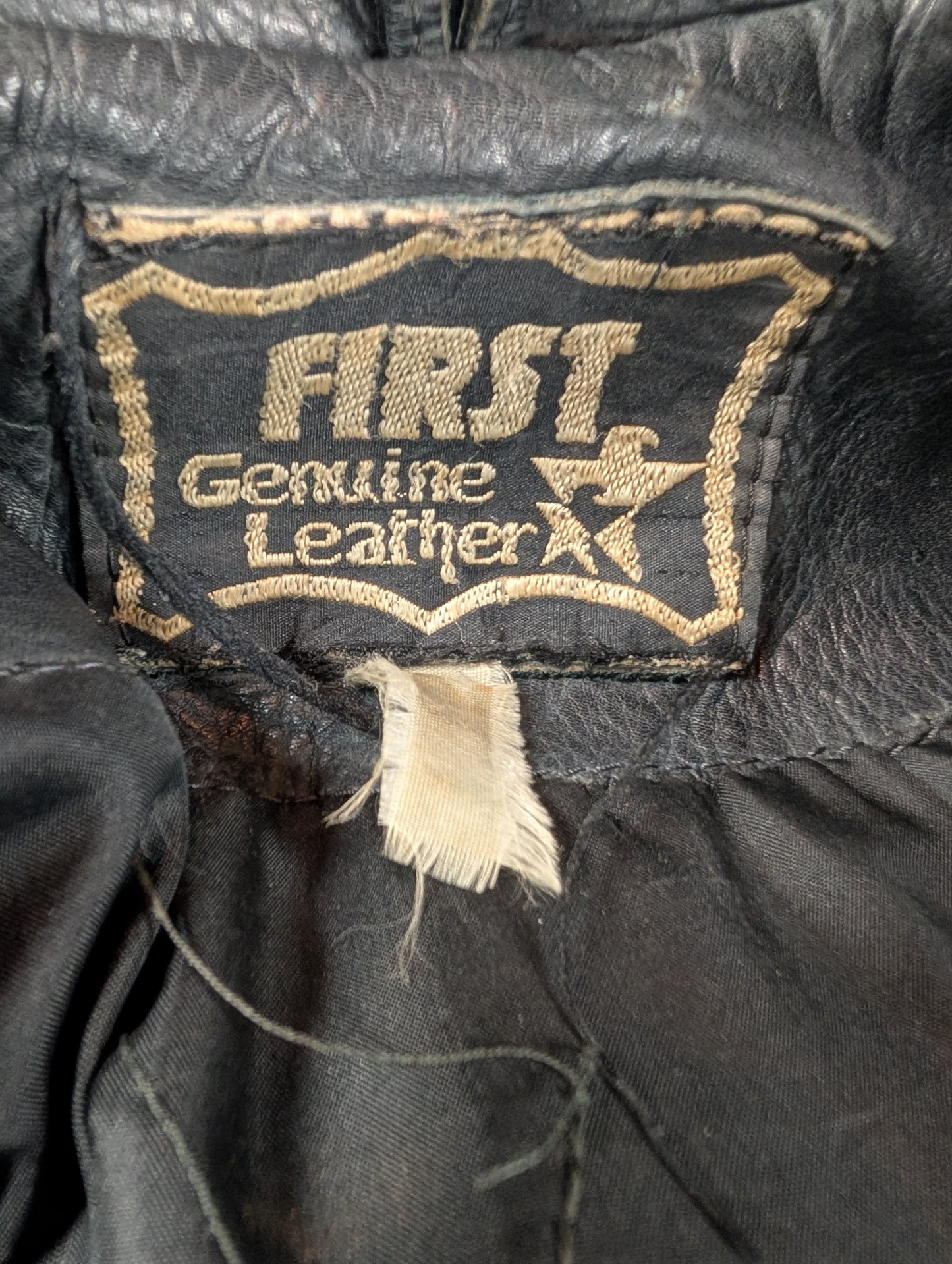Fringe Vintage First Genuine Leather size Large