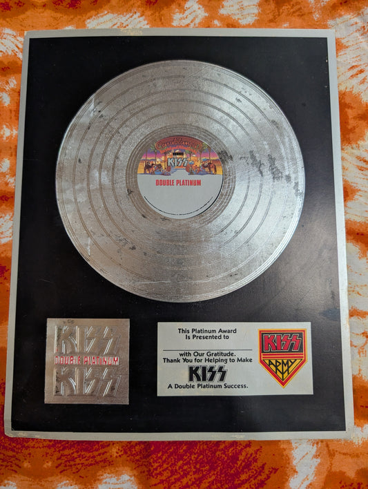 Kiss record set 1978 Double Platinum set