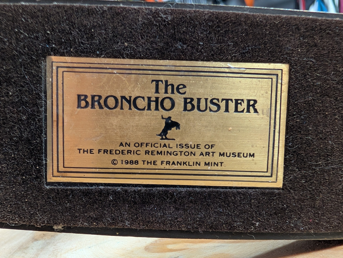 Bronco Buster Bronze Statue