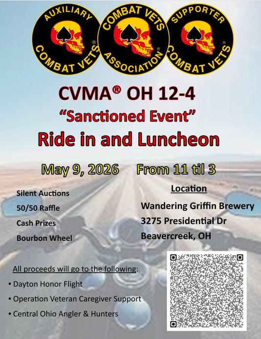 Ride-in and Luncheon on May 9 2026 with CVMA