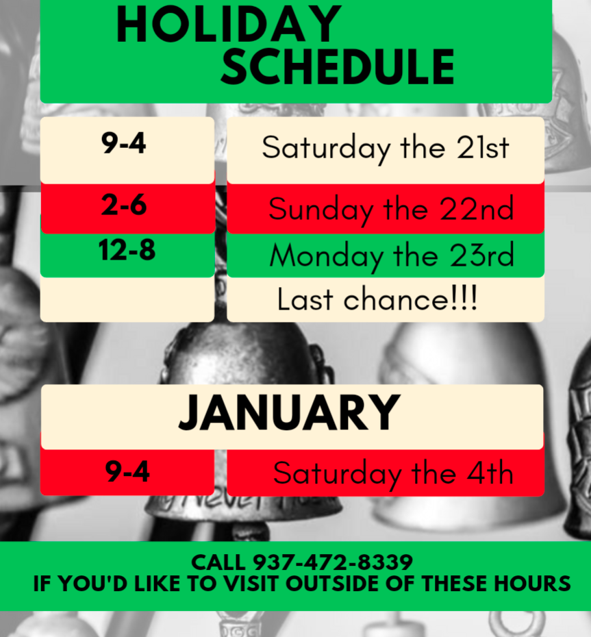 Holiday Hours