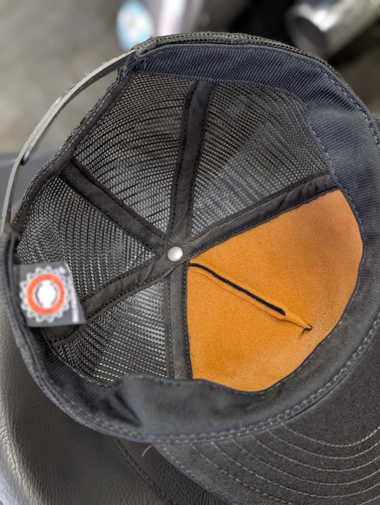 Vintage Harley-Davidson Bar & Shield Mesh Trucker Hat Black Snapback Cap