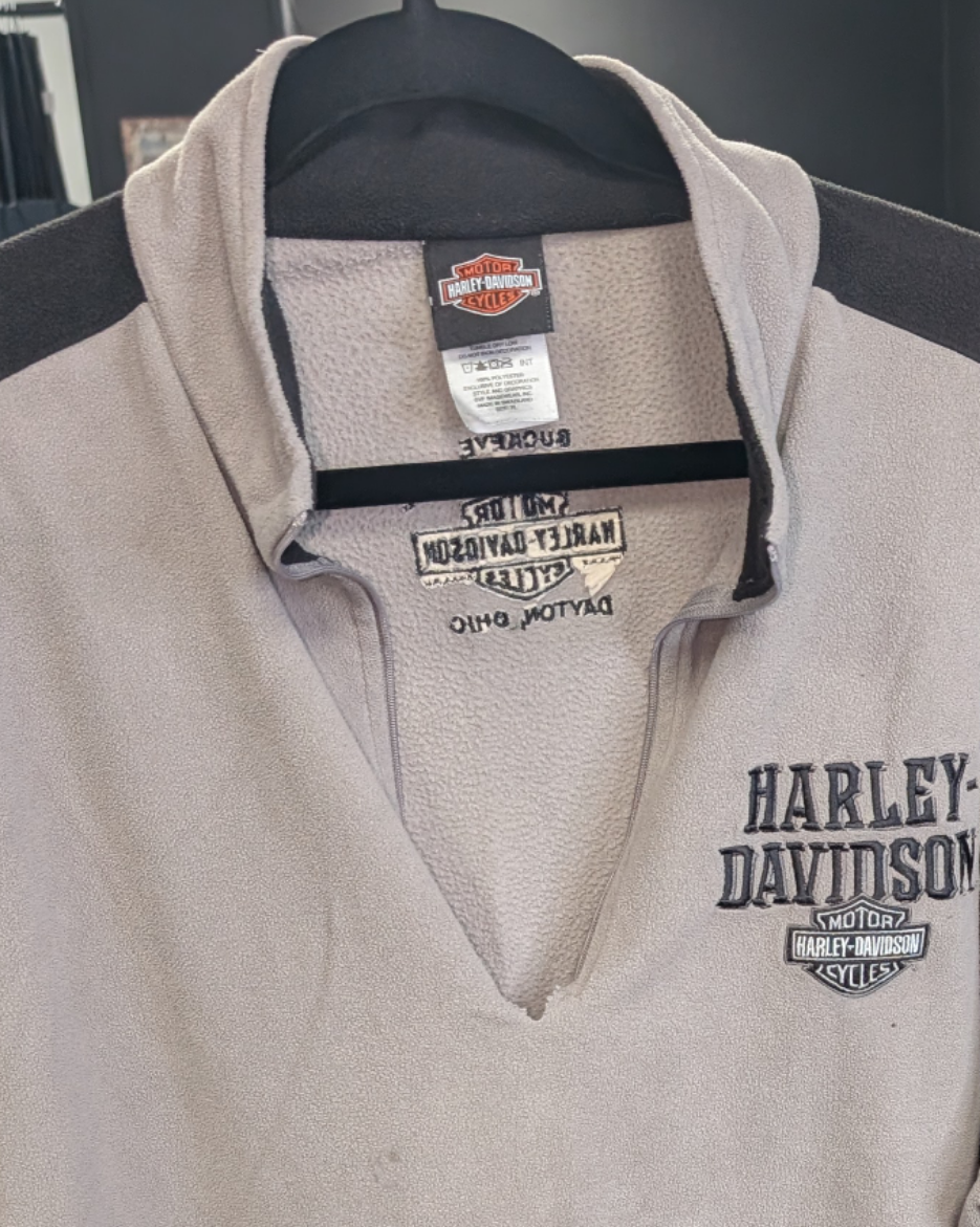 Fleece Men's Pullover Harley Davidson Size XL