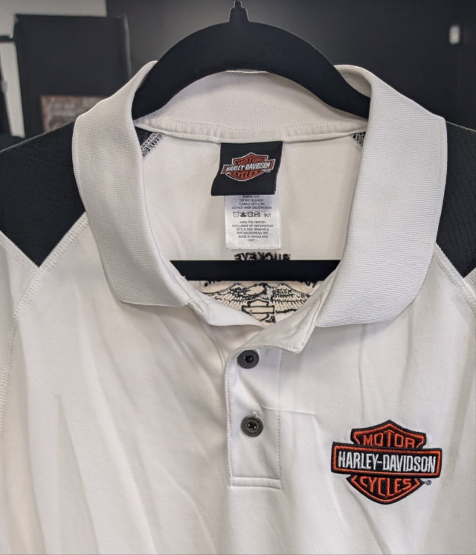 Harley Davidson Men's polo size Large