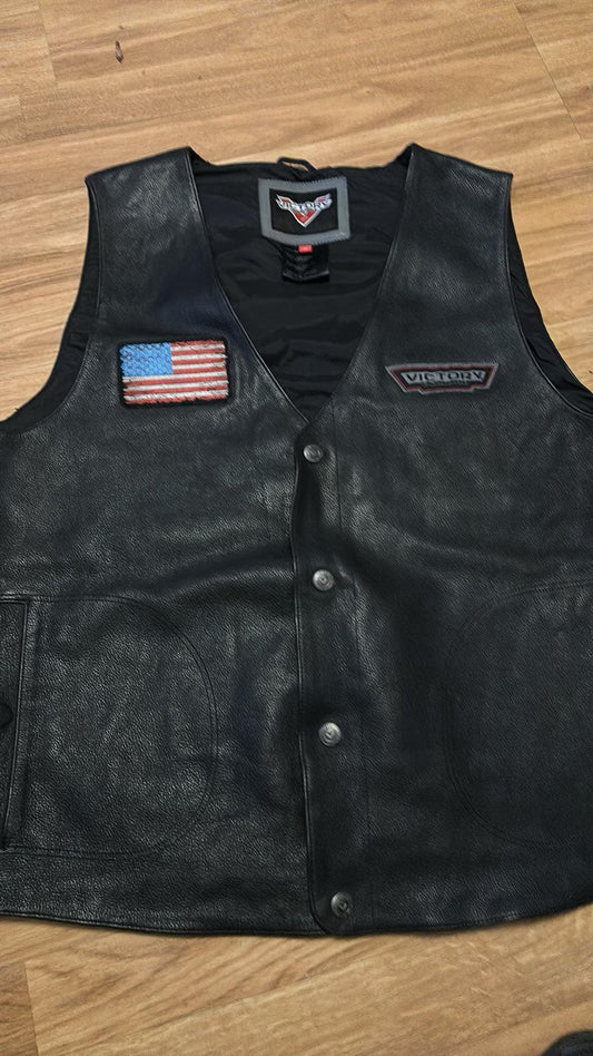 Victory Men's XL vest with Patches