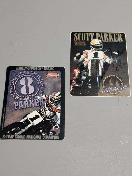 Scott Parker autographed sticker set