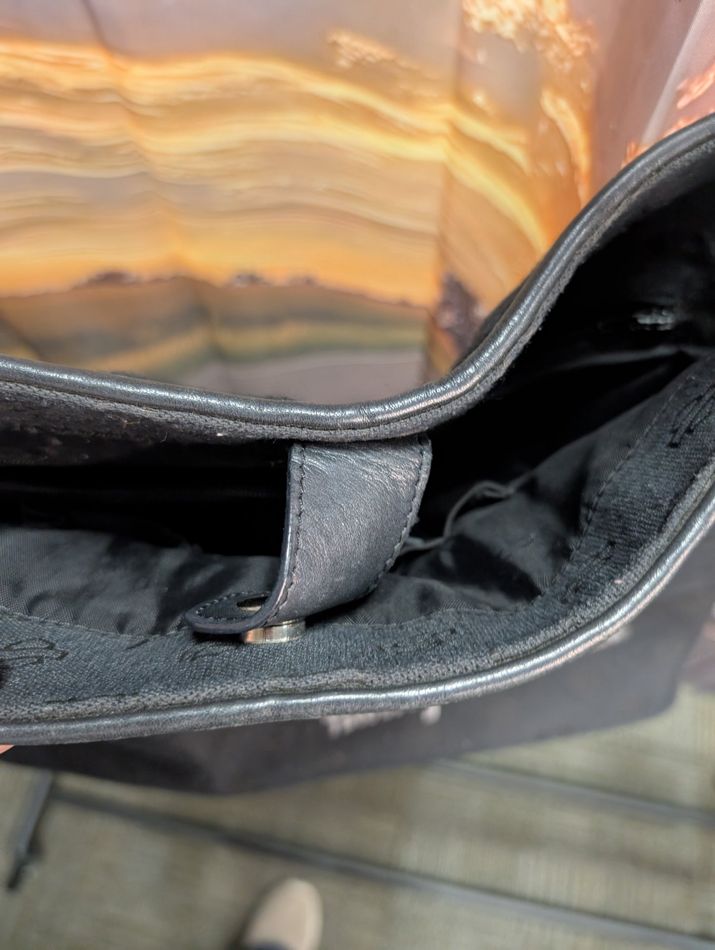 Black Harley Davidson shoulder bag