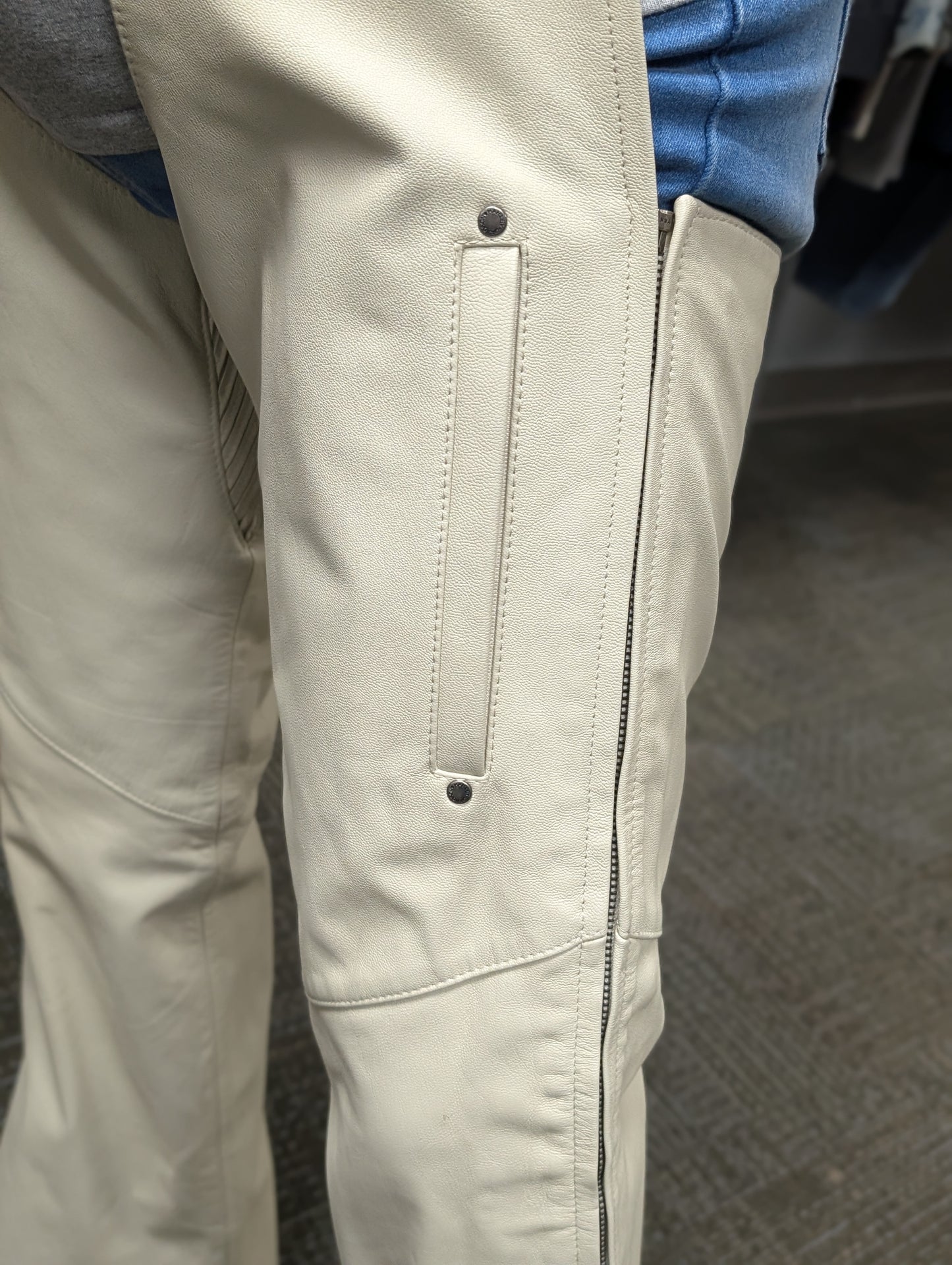 Women's Cream Colored Harley Davidson Chaps