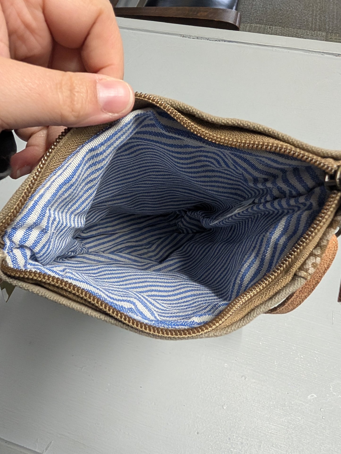 Usa vintage passport bag