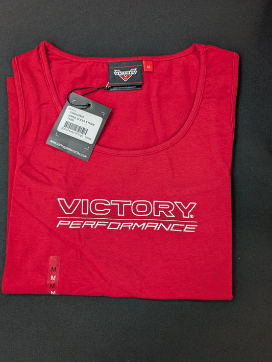 Victory Women's Sleeveless Stripe Tank size Medium - New old Stock