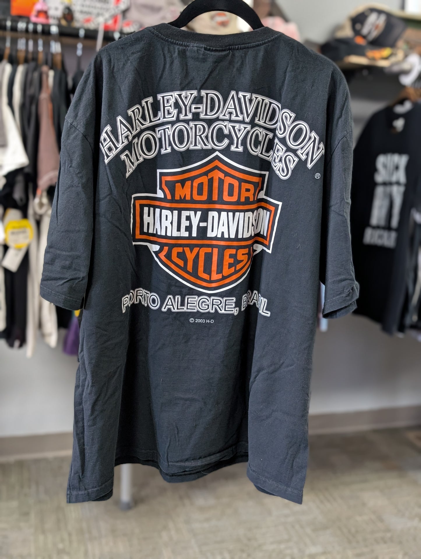 Y2k Harley-Davidson t-shirt 3XL Brazil