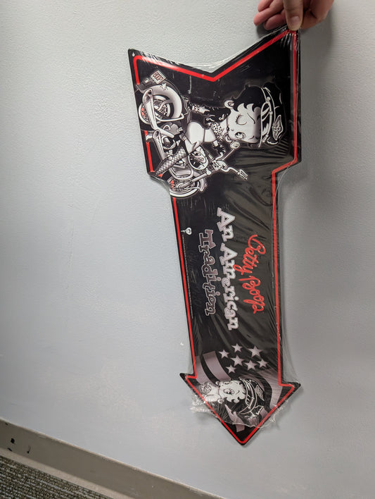 Betty boop Harley-Davidson sign