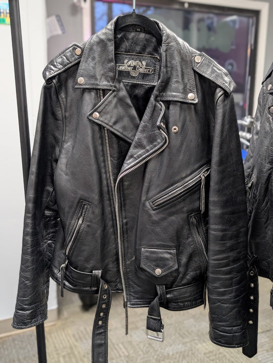 Size 40 leather jacket by leather gallery
