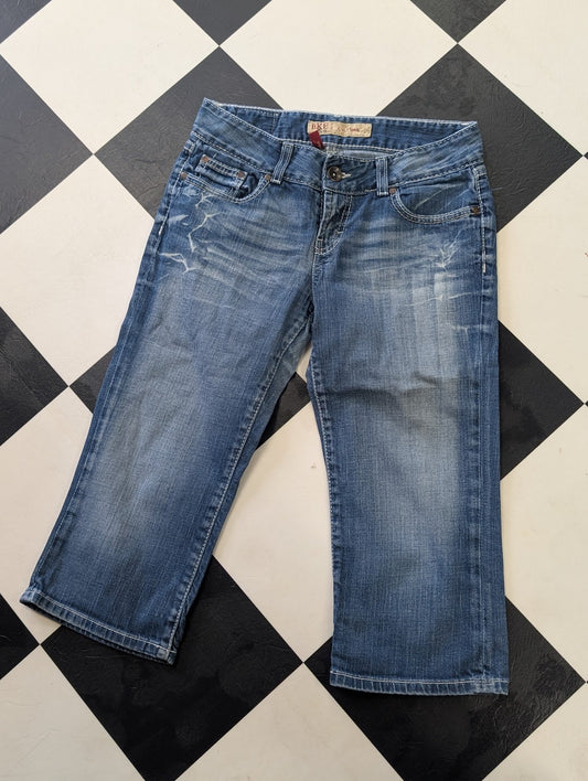 BKE Culture Bootcut Jeans – Medium Wash Distressed Denim (Women’s) 27