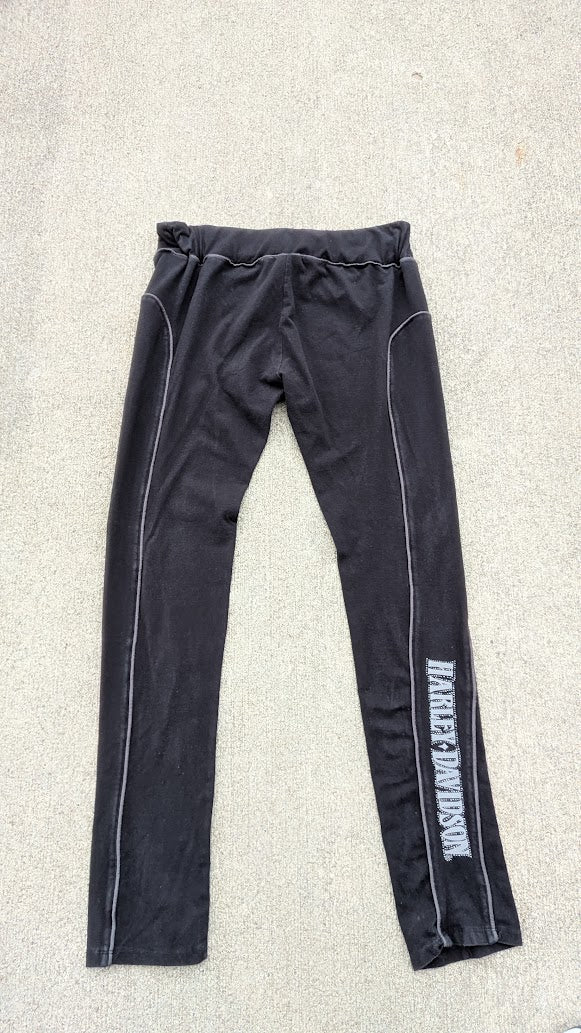 Harley-Davidson Women’s Black Leggings with Side Logo Graphic