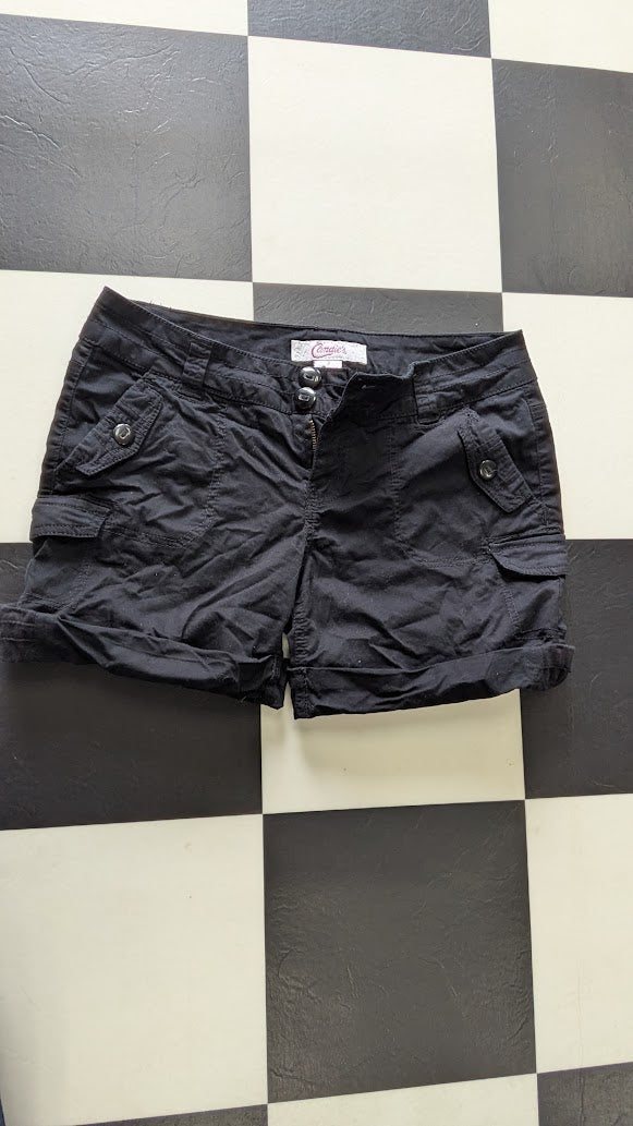 Candie’s Black Cargo Shorts