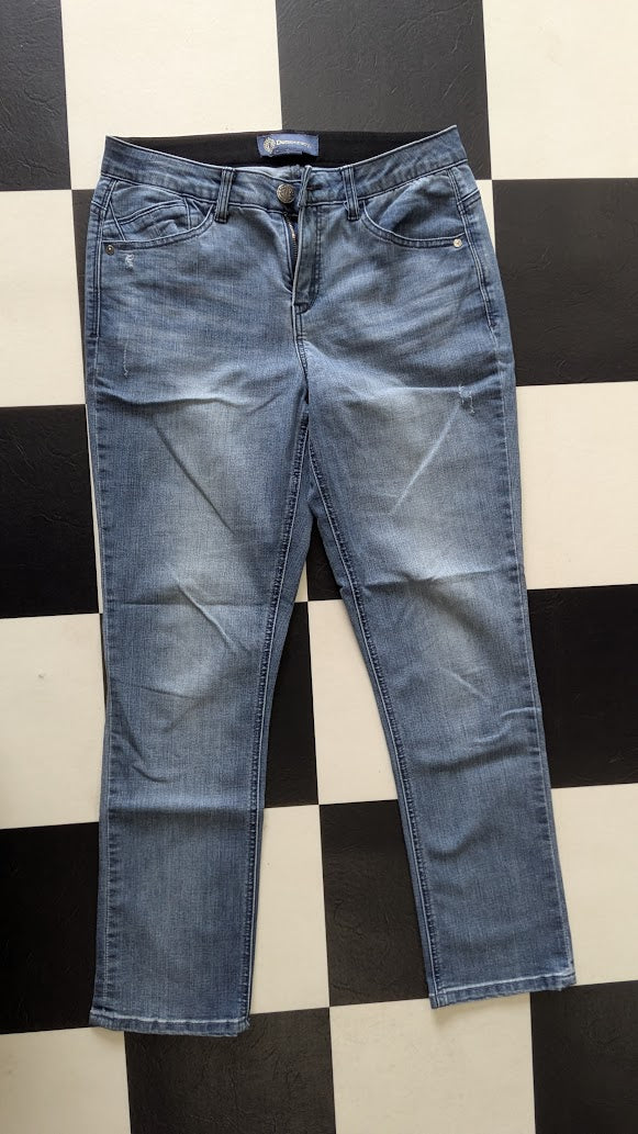 Democracy “Ab Solution” Straight/Ankle Jeans