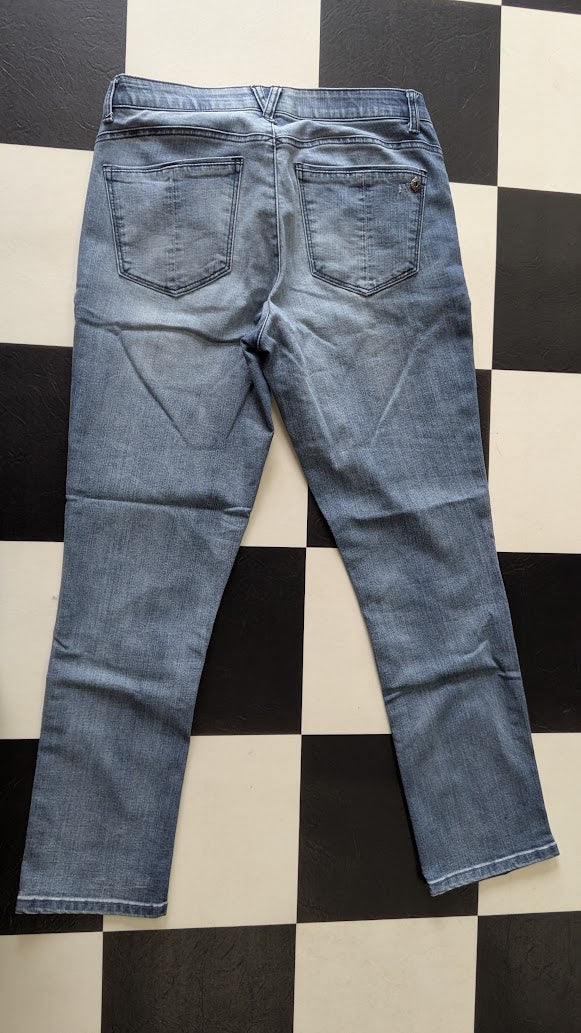 Democracy “Ab Solution” Straight/Ankle Jeans