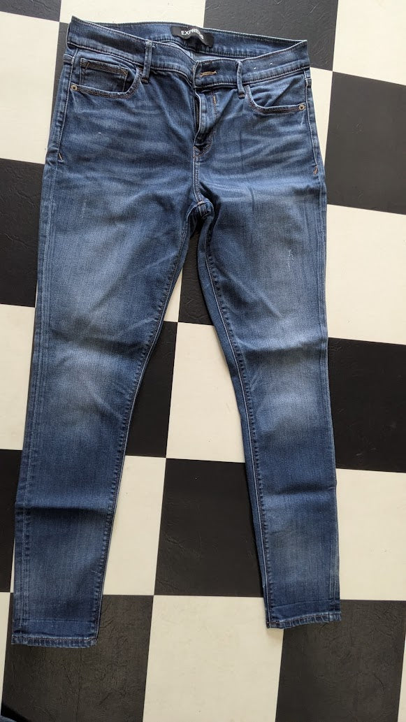 Express Mid Rise Legging Jeans