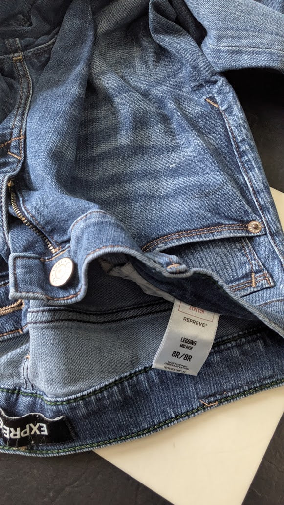Express Mid Rise Legging Jeans