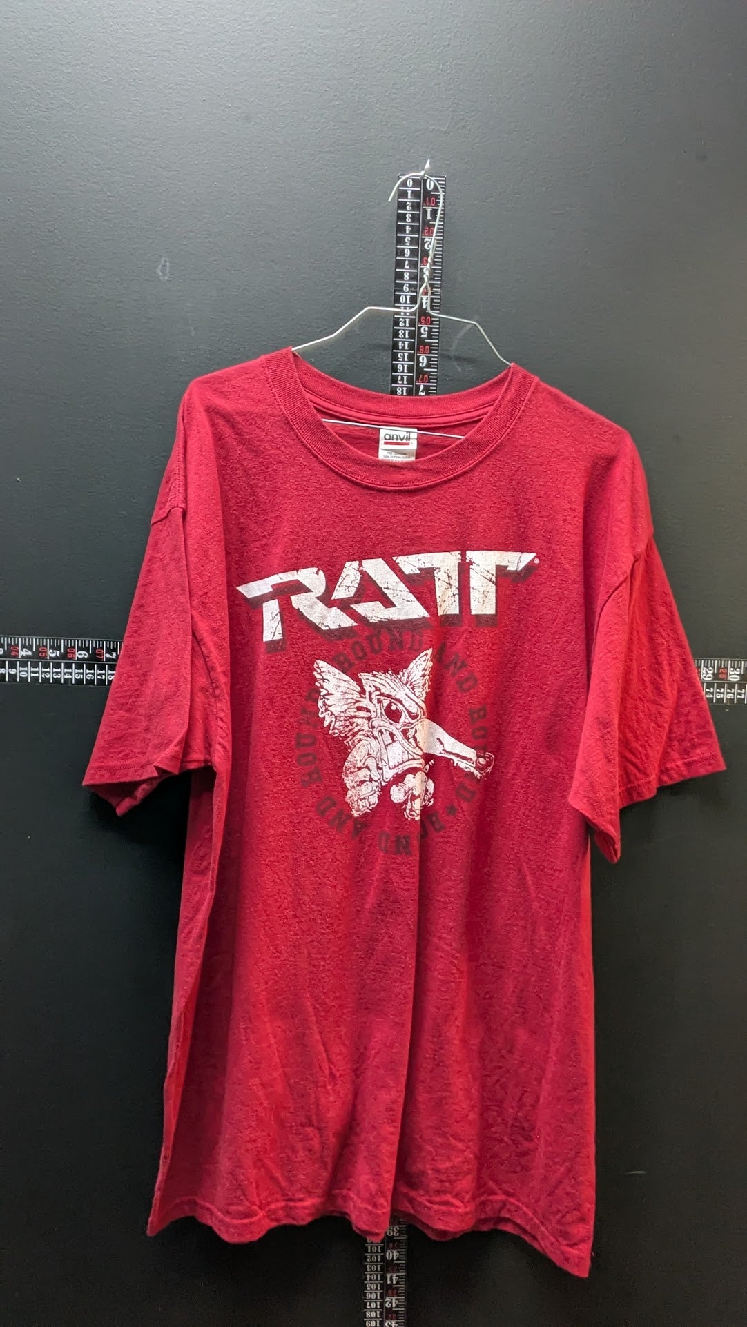 RATT “Back For More” Tour Tee – 2007 Red Graphic (XL)