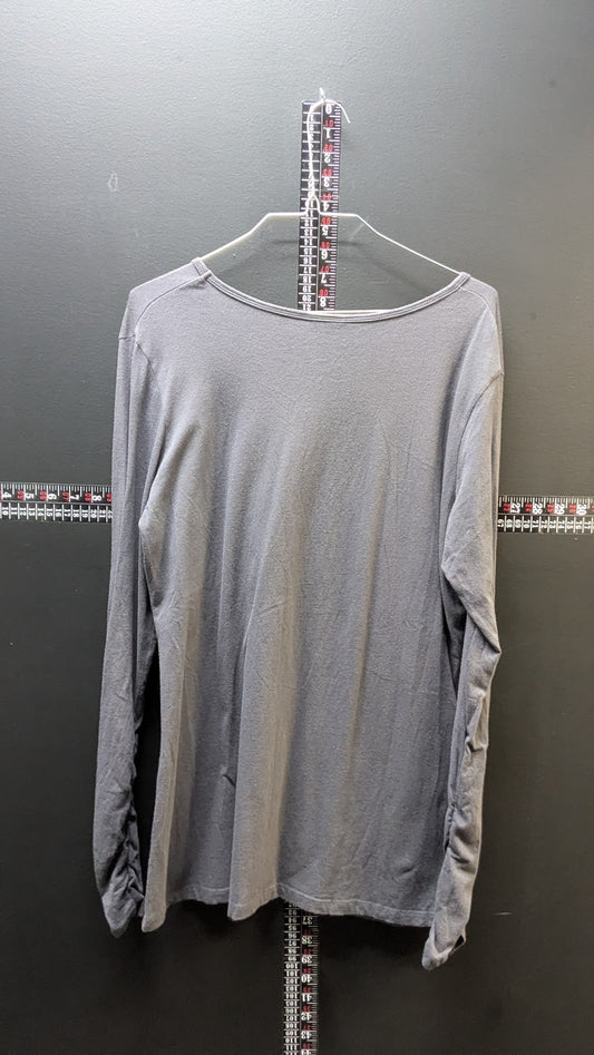 Harley-Davidson Skull & Roses Long Sleeve – Gray (Women’s Fit)