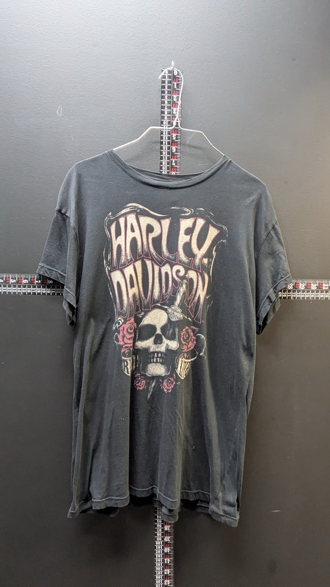 Harley-Davidson Skull Rose Graphic Tee – Richmond, Indiana (Women’s)