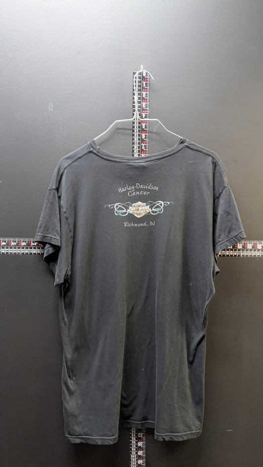 Harley-Davidson Skull Rose Graphic Tee – Richmond, Indiana (Women’s)