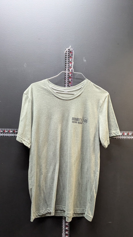 Vintage “Home of the Hog” Graphic Tee – 100th Anniversary Cornfield Classic – Olive Green