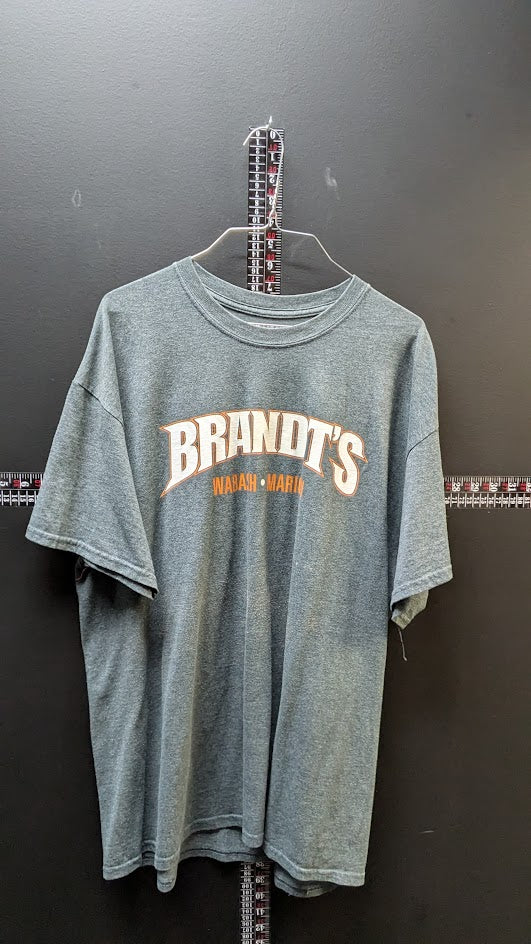 Brandt's Wabash, IN Memorial Ride Tee (XL) – Faded Graphic, Soft Feel