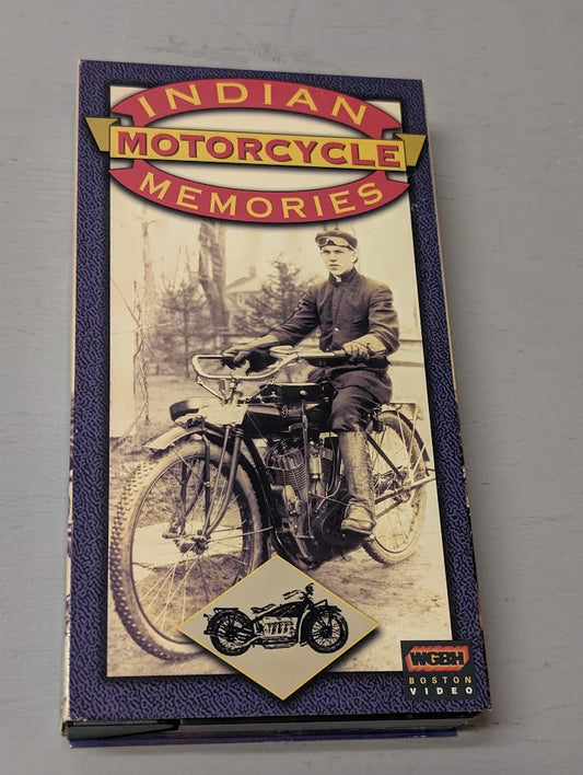 Indian Motorcycle Memories VHS – WGBH Boston Video (1997) – Vintage Motorcycle Film