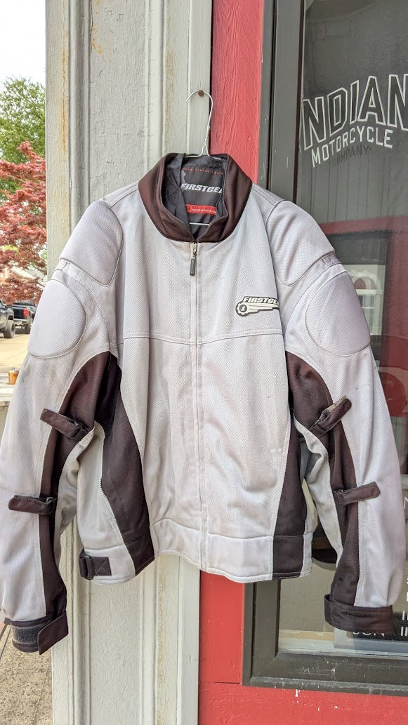 FirstGear Mesh Riding Jacket – Lightweight Armor, Road-Ready Comfort